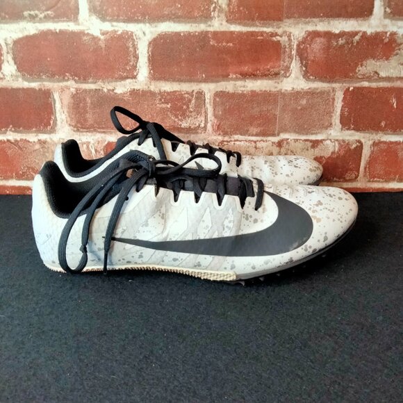 Nike Mens Spikes Size 8 Zoom Rival S Track Running Spikes White 907564-005 - Picture 4 of 7